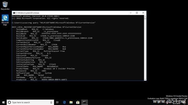 微软Win10 Lean版系统首曝光：仅有2G大小(自称为Win10 CloudE)