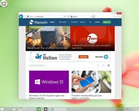 微软Windows 10已引入全新的窗口阴影效果