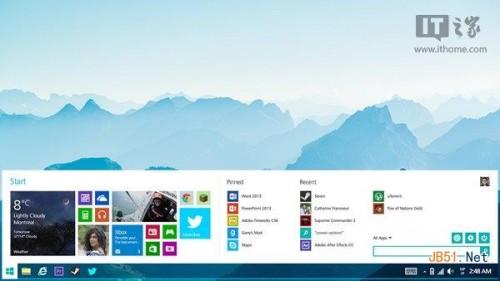 微软重塑Win8/Win8.1的开始菜单(含视频)