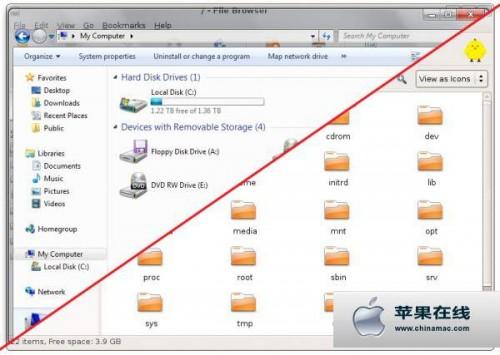 为什么苹果电脑硬盘不分区?