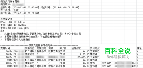 微信账单怎怎么看 怎么导出微信账单