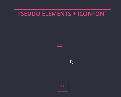 网页汉堡包菜单之关闭按钮的六种玩法