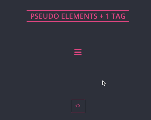 网页汉堡包菜单之关闭按钮的六种玩法