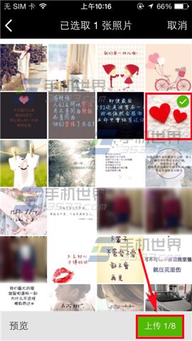 网易青柠怎么往主页上上传照片?