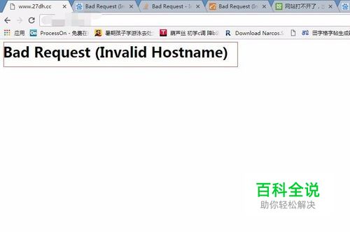 网站现Bad Request (Invalid Hostname)怎么解决