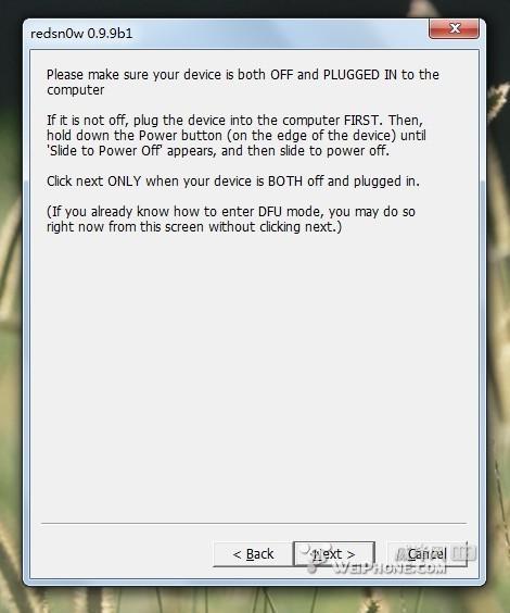 新版RedSn0w备份SHSH blobs图文教程