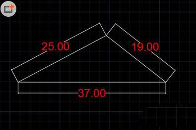 迅捷CAD编辑器怎么画已知边长三角形?