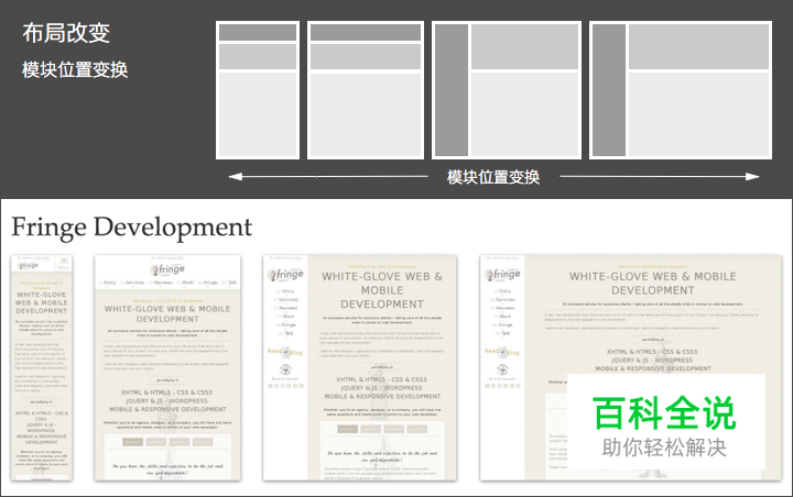 响应式网页设计布局