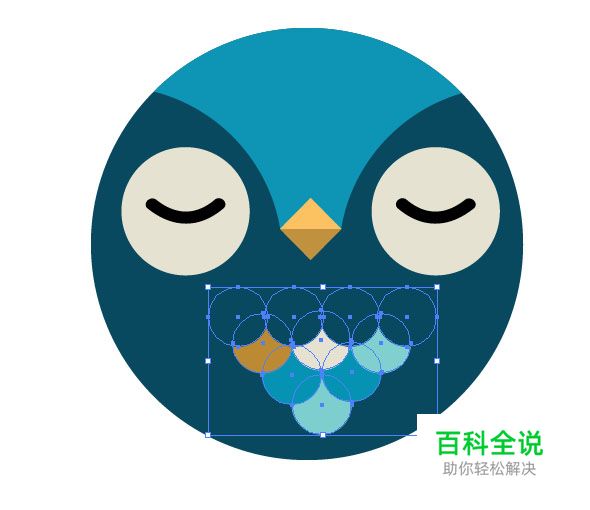 用AI绘制一个可爱的猫头鹰！