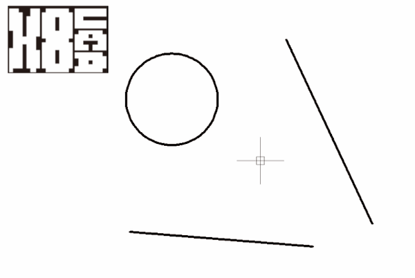 用cad如何做切线(cad怎么画与三条线相切的圆)