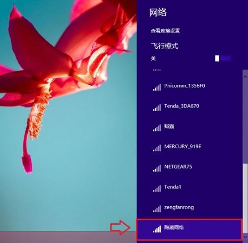 隐藏网络怎么连接?Win8.1系统连接隐藏SSID网络的方法图解