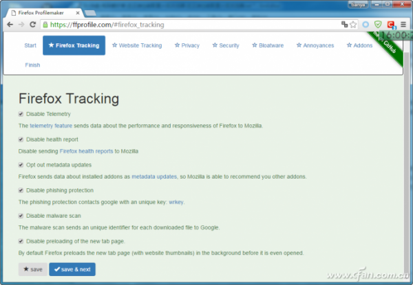 云端如何配置火狐浏览器