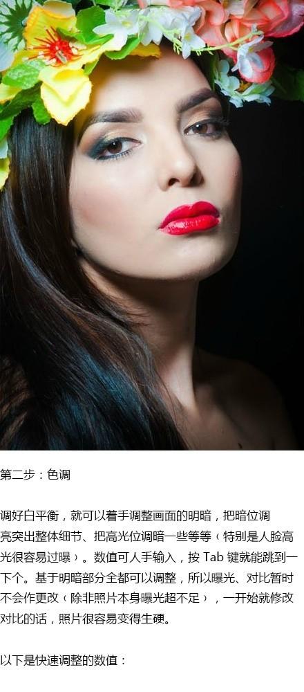 用Lighroom5分钟快速编辑人像照片