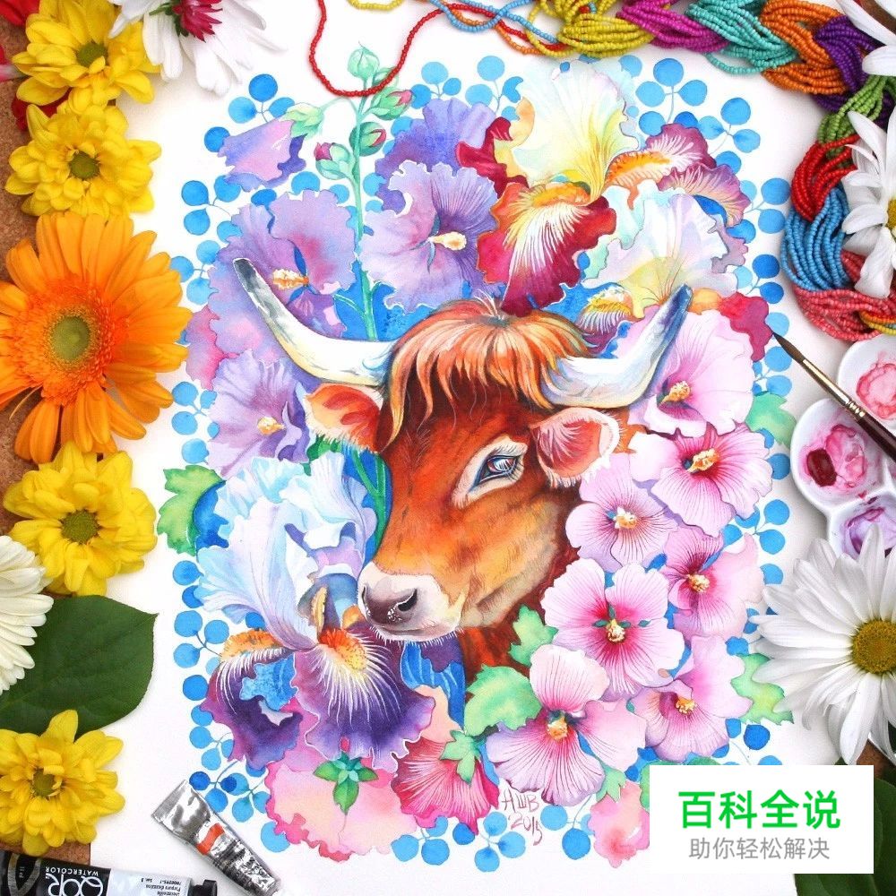 原来水彩插画真的很唯美，很清新。