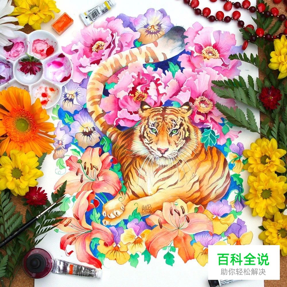 原来水彩插画真的很唯美，很清新。