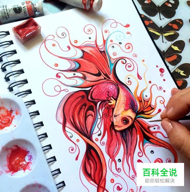 原来水彩插画真的很唯美，很清新。