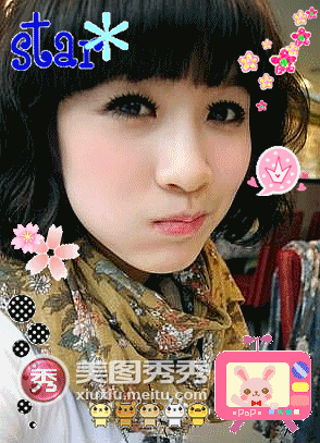 用美图秀秀,不用变身后天美女也变亮眼美女