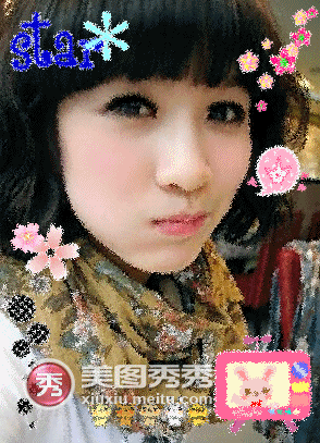 用美图秀秀,不用变身后天美女也变亮眼美女