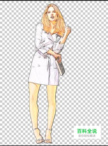 用photoshop制作简单的人物工笔画