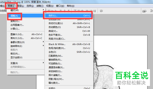 用Photoshop PS怎么给图片设置水墨画效果