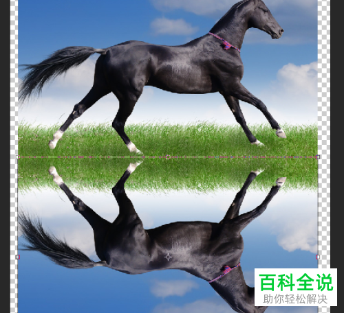 用ps软件把普通照片做成水边倒影的方法