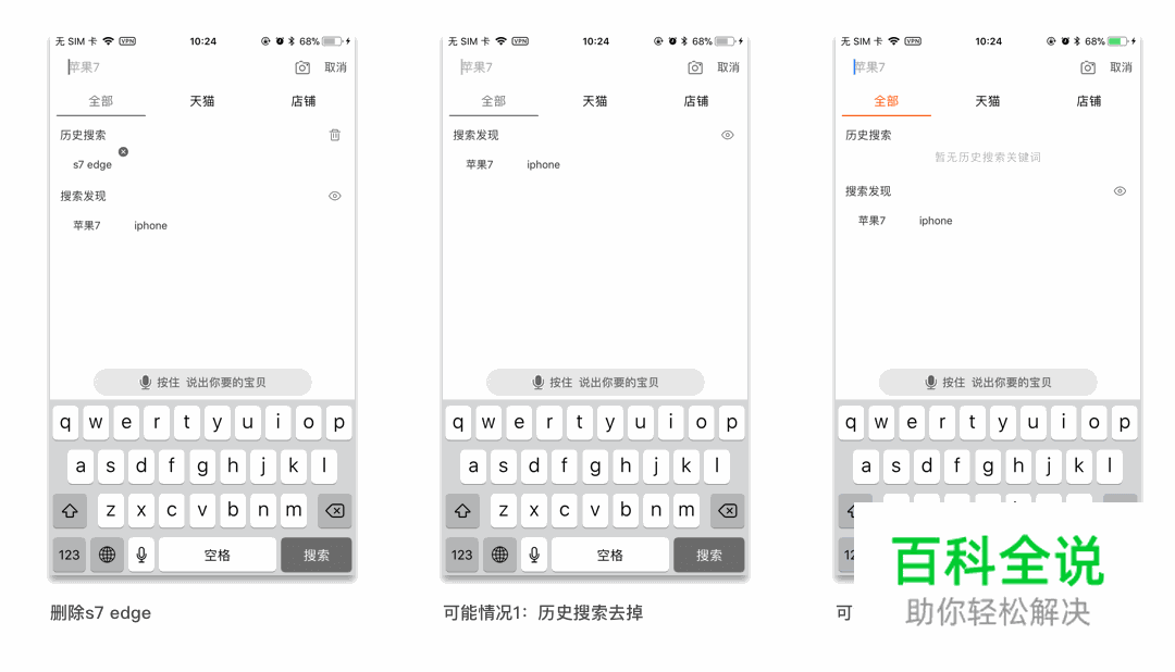 以手机淘宝为例，看原型图易缺失的交互场景