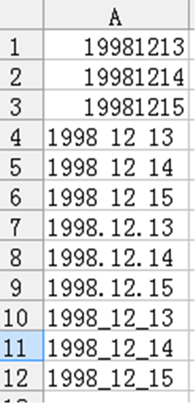运用WPS处理日期数据格式的方法