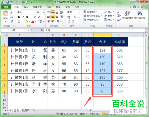一招教你在Excel中用色阶分析表格中数据