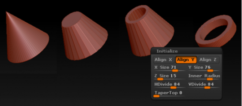 ZBrush参数化物体使用技巧