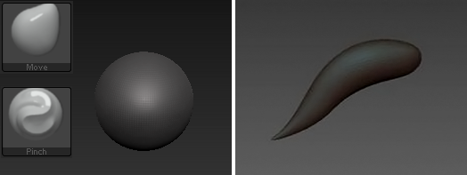 ZBrush如何用笔刷把球体变成头发?