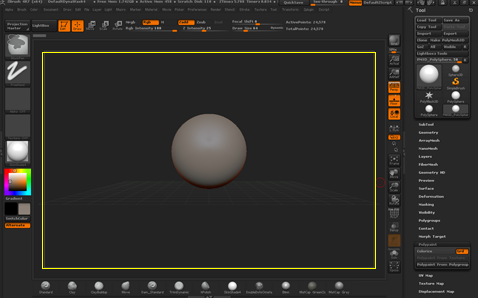 ZBrush画布功能使用教程