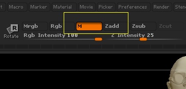 ZBrush如何把不同材质赋予同一个模型上