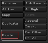 Zbrush 4R7中如何添加和删除一个SubTool