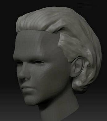 ZBrush头发雕刻的笔刷应用技巧