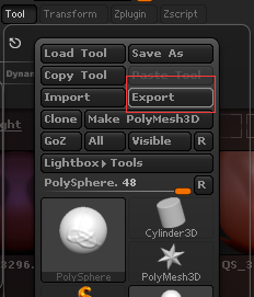 zbrush可以保存成哪些格式的文件?