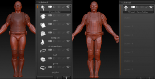 ZBrush中导出模型和贴图的方法