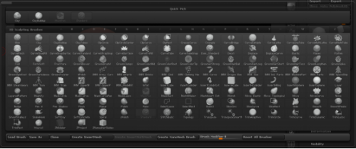 ZBrush 3D雕刻笔刷介绍