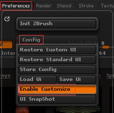 ZBrush 4R7如何转换界面视窗