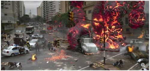 ZBrush如何制作巨大的熔岩怪兽