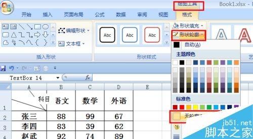在excel表格中怎么制作斜线表头呢?