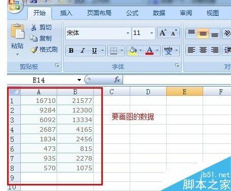 在excel表格中绘制柱状图
