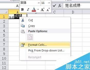 在Excel单元格中如何用斜线分割填写?
