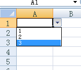 在Excel单元格中使用下拉框的方法