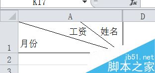 在Excel表格中如何制作双重的斜线表头?