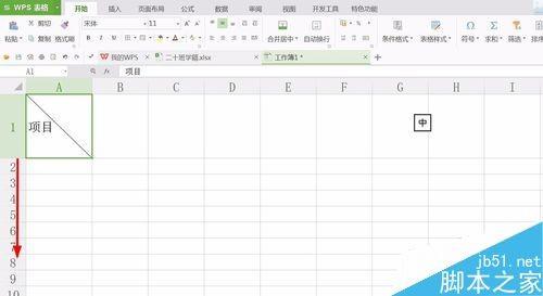 在excel的一个单元格中怎么画斜线?