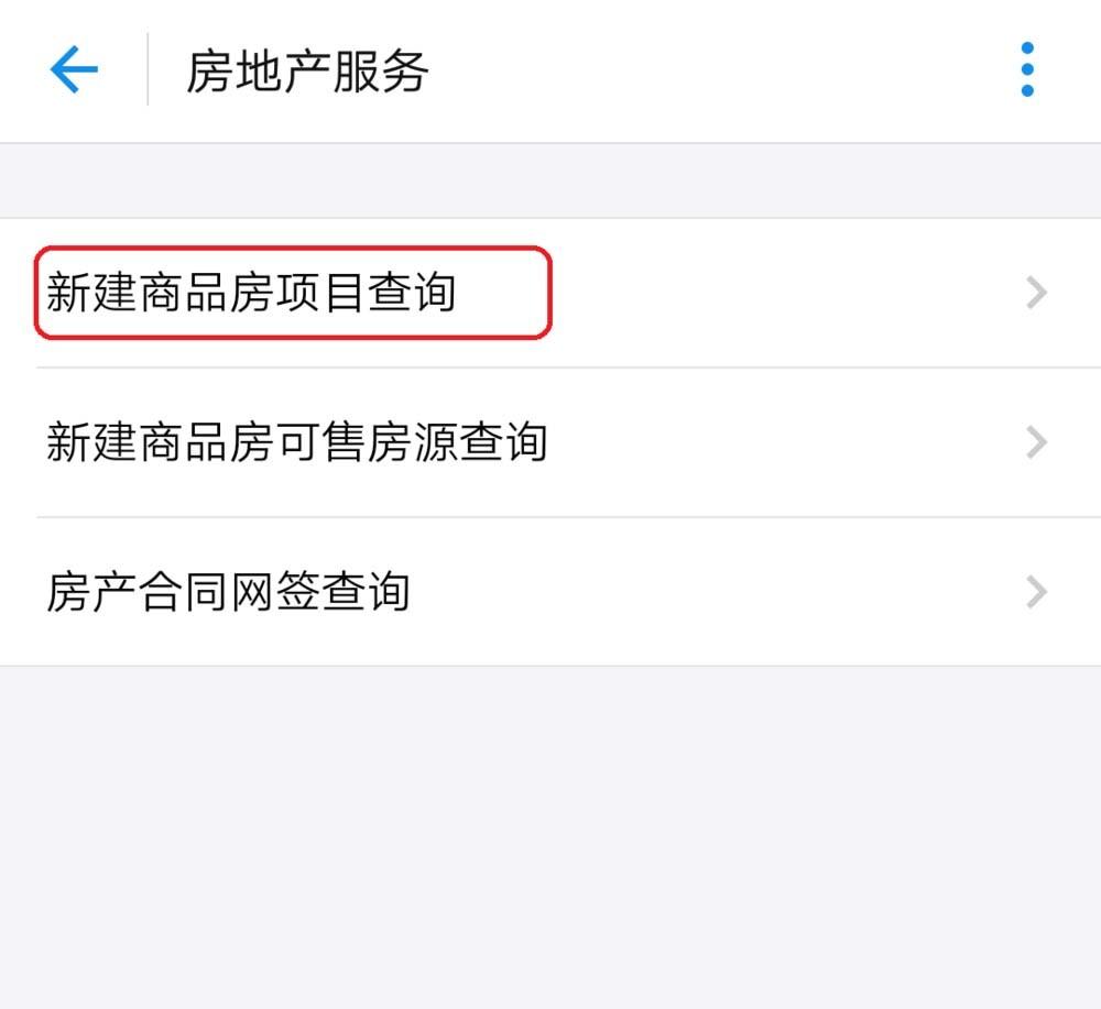支付宝app怎么查询新建商品房项目?