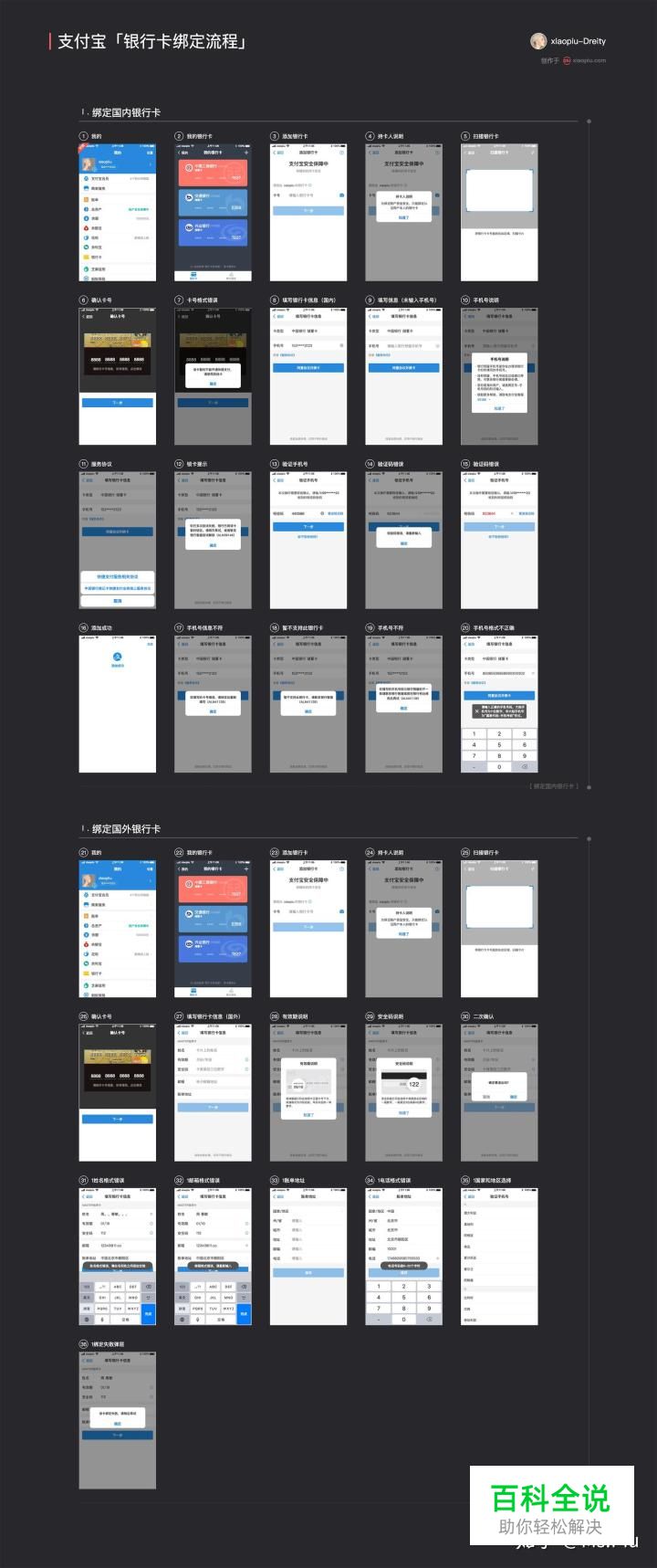 支付宝「银行卡绑定流程」原型资源分享