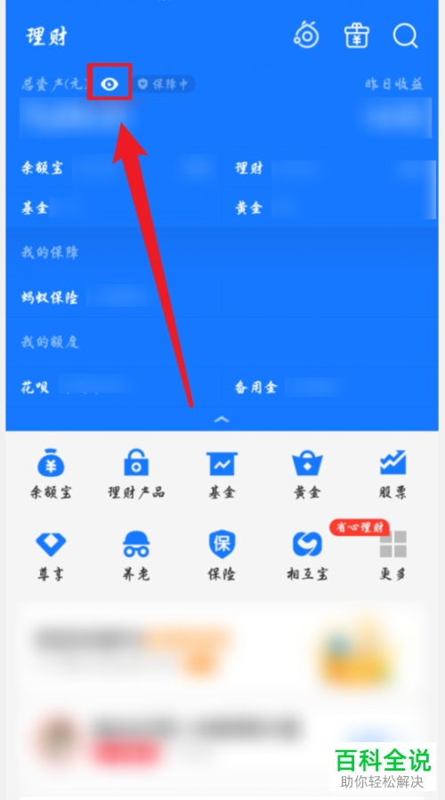 支付宝APP中自己的理财详情如何查看