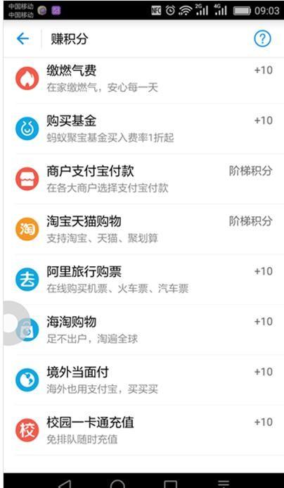 支付宝蚂蚁积分怎么提升 支付宝蚂蚁积分提升方法