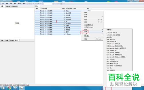 整轨无损音乐如何转换成单轨